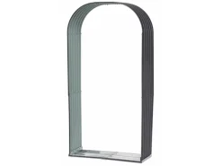 Floraworld Kaminholzregale|Holzunterstand Rundbogen 103 cm x 43 cm x 200 cm