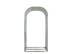 Floraworld Kaminholzregale|Holzunterstand Rundbogen 103 cm x 43 cm x 200 cm