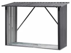 Floraworld Kaminholzregale|Kaminholzregal XL 217 cm x 89 cm x 154,5 cm