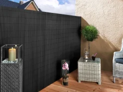 Floraworld Balkonsichtschutz|Kunststoff-Matte Premium