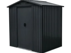 Floraworld Sportgeräte|Laubbläser|Metall-Gerätehaus Anthrazit 1,8 m²