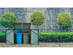 Floraworld Mülltonnenboxen|Mülleimer-Garage 158 cm x 101 cm