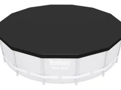 Bestway Aufstellpools|Flowclear PVC-Abdeckplane 427 x 427 cm