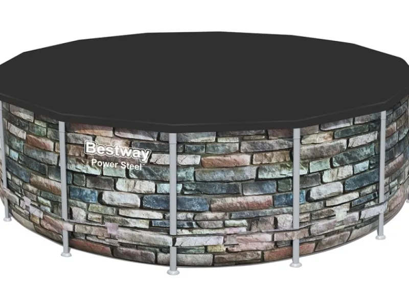 Bestway Aufstellpools|Flowclear PVC-Abdeckplane 427 x 427 cm