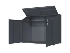 Weitere Ordnungssysteme Für Den Garten|FM-SOLAR Fahrradgarage Fahrradbox Aufbewahrungsbox für Fahrrad