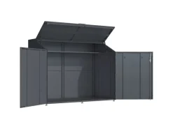 Weitere Ordnungssysteme Für Den Garten|FM-SOLAR Fahrradgarage Fahrradbox Aufbewahrungsbox für Fahrrad