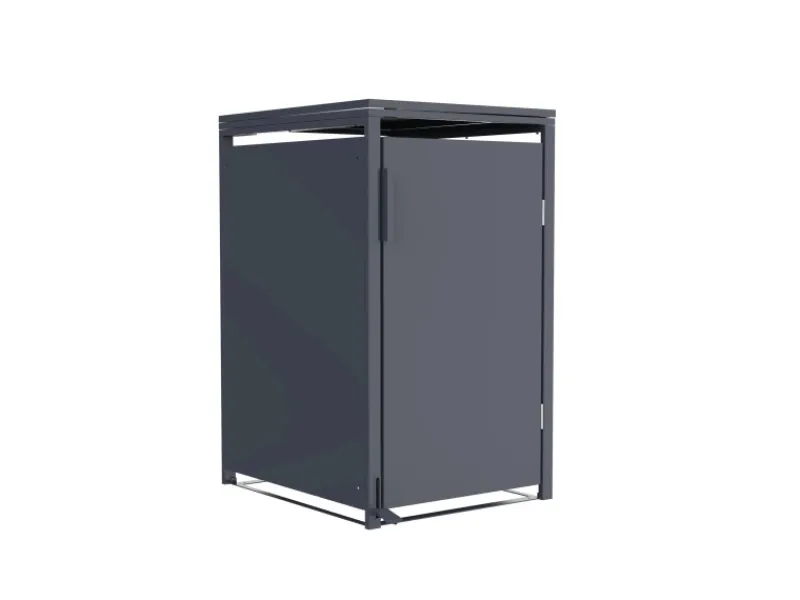 FM-SOLAR Mülltonnenbox Anthrazit für 1 Mülltonne* Outlet