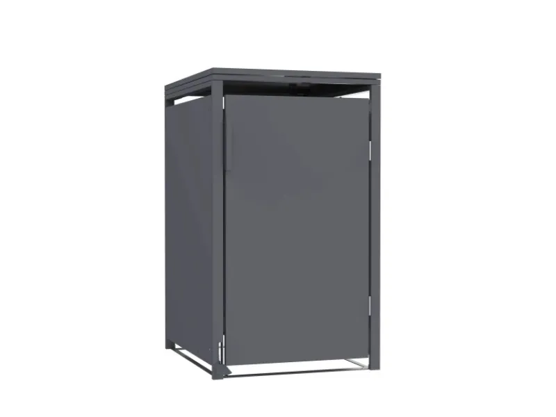 FM-SOLAR Mülltonnenbox Anthrazit für 1 Mülltonne* Outlet