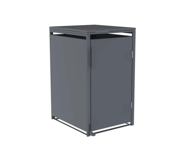 FM-SOLAR Mülltonnenbox Anthrazit für 1 Mülltonne* Outlet