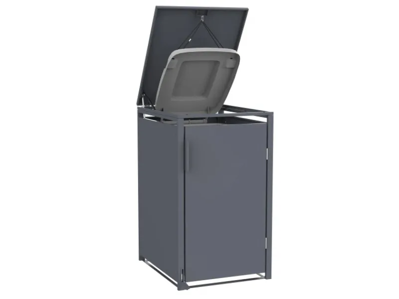 FM-SOLAR Mülltonnenbox Anthrazit für 1 Mülltonne* Outlet