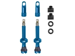 FORCE Fahrräder|Fahrrad Ventilsatz für Tubeless 2 x SV 44 mm Blau