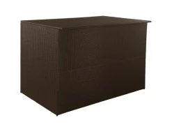Garden-Auflagenbox Braun 150x100x100 cm Poly Rattan*furnicato Best
