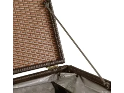 Garden-Auflagenbox Braun 150x100x100 cm Poly Rattan*furnicato Best