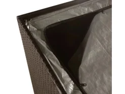 Garden-Auflagenbox Braun 150x100x100 cm Poly Rattan*furnicato Best