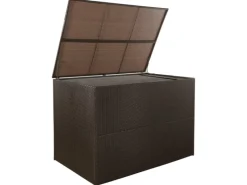 Garden-Auflagenbox Braun 150x100x100 cm Poly Rattan*furnicato Best