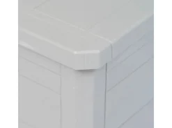 furnicato Universalboxen|Gartenschränke|Garten-Aufbewahrungsbox 280 L Hellgrau