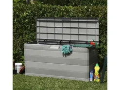 furnicato Universalboxen|Auflagenboxen|Gartenbox Grau 117×45×56 cm