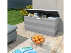 furnicato Universalboxen|Auflagenboxen|Gartenbox Grau 117×45×56 cm