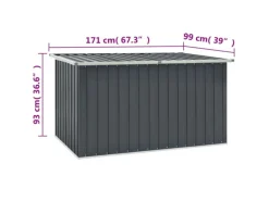 Gartenbox Grau 171x99x93 cm*furnicato Hot