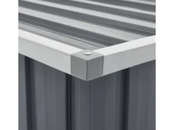 furnicato Universalboxen|Auflagenboxen|Gartenbox Grau 129x67x65 cm