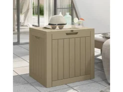 furnicato Universalboxen|Gartenbox Grau 55,5x43x53 cm Polypropylen