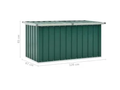 Gartenbox Grün 129x67x65 cm*furnicato Hot