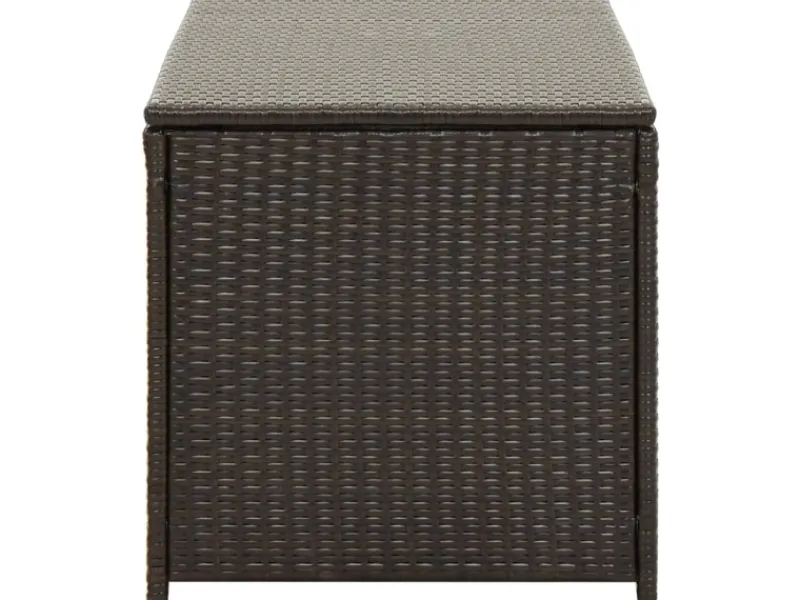 Gartenbox Poly Rattan 100x50x50 cm Braun*furnicato Best