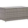 Gartenbox Poly Rattan 100x50x50 cm Grau*furnicato Discount