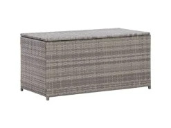 Gartenbox Poly Rattan 100x50x50 cm Grau*furnicato Discount