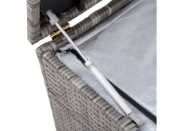 Gartenbox Poly Rattan 100x50x50 cm Grau*furnicato Discount