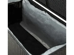 Gartenbox Poly Rattan 100x50x50 cm Schwarz*furnicato Discount