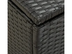 Gartenbox Poly Rattan 100x50x50 cm Schwarz*furnicato Discount