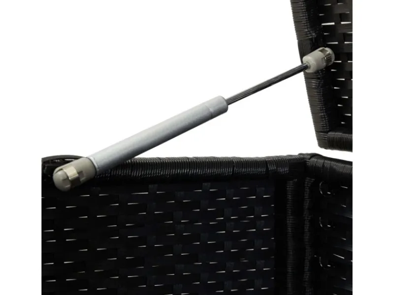 Gartenbox Poly Rattan 100x50x50 cm Schwarz*furnicato Discount