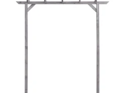 Garten-Pergola Grau 200x40x205 cm Imprägniertes Kiefernholz*furnicato Hot