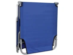 furnicato Sonnenliegen|Klappbare Sonnenliege Pulverbeschichteter Stahl