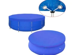 Poolabdeckung PE Rund 460 cm 90 g/m²*furnicato Discount