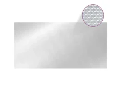 furnicato Pool Abdeckung|Poolabdeckung Silbern 549x274 cm PE