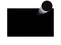 Poolabdeckung Schwarz 260x160 cm PE*furnicato Discount
