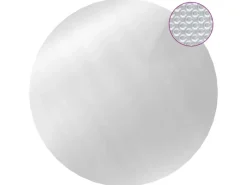 furnicato Pool Abdeckung|Poolabdeckung Silbern 417 cm PE