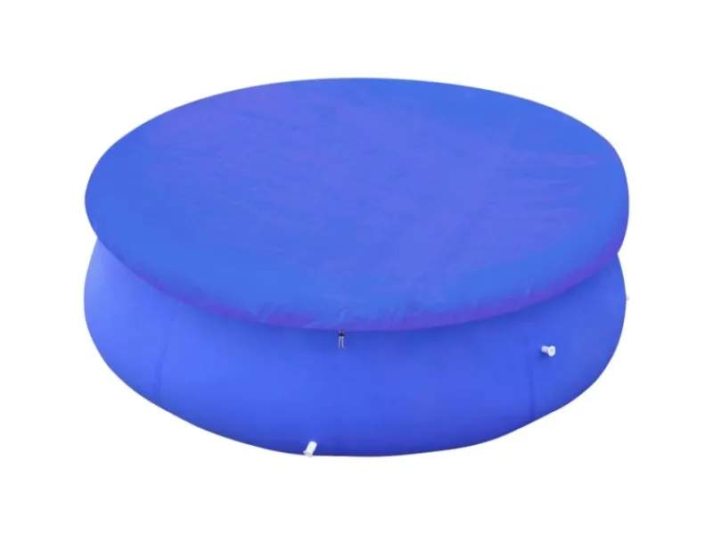 Poolabdeckungen 2 Stk. PE Rund 540 cm 90 g/m²*furnicato Best