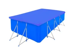 furnicato Pool Abdeckung|Poolabdeckungen 2 Stk. PE Rechteckig 90 g/m² 400x207 cm