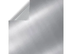 furnicato Pool Abdeckung|Rechteckige Poolabdeckung 600x400 cm PE Silbern