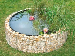 Bellissa Rund Um Den Teich|Gabionen-Hochteich Ø 146 cm