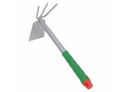 Doppelhacke aus Stahl mit Kunststoffgriff*Galaflor Discount