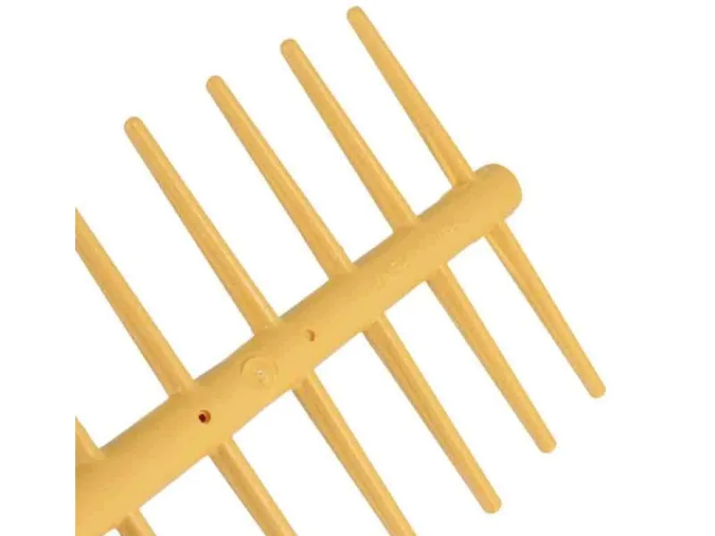 Galaflor Rechen|Doppelseitiger Kunststoffrechen extra schräg