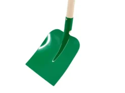 Holsteiner Kinderschaufel in Grün aus Metall mit Holzstiel*Galaflor Clearance