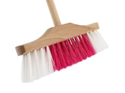 Kinder Galaflor Kinder-Gartengeräte|Besen|Kinderbesen mit Pinken Borsten und Holzstiel