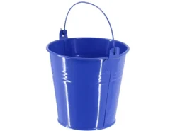 Kindereimer aus Metall mit 0,8 Liter in Blau*Galaflor Online