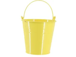 Kinder Galaflor Kinder-Gartengeräte|Kindereimer aus Metall mit 0,8 Liter in Gelb
