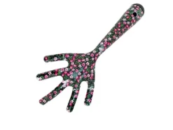 Galaflor Gartenhandgeräte|Kleingeräte Set Blumenmotiv mit Blumenkelle Handrechen Handgrubber